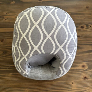 Itzy Ritzy Baby Support Pillow Gray White Pattern Nursing Pillow Newborn
